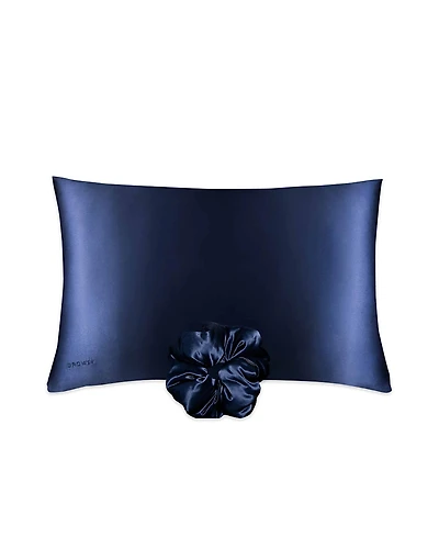 Drowsy Silk Standard Pillowcase and Padded Scrunchie Set
