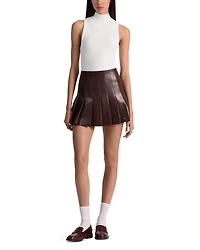 Carter Faux Leather Skirt