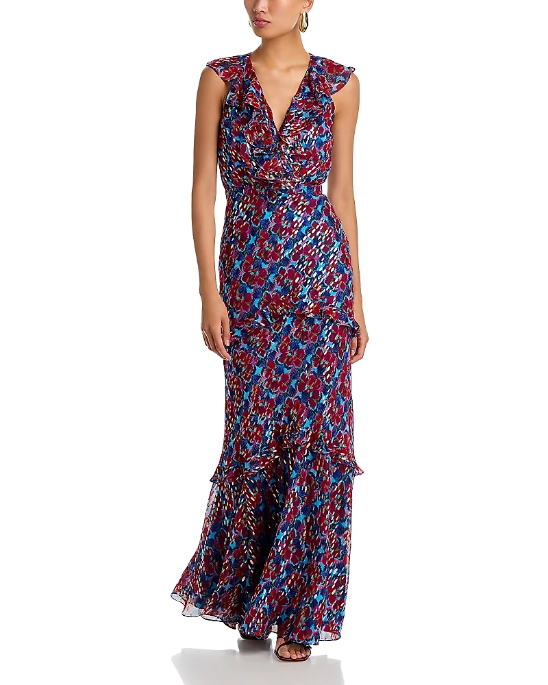 Saloni Rita Silk Dress