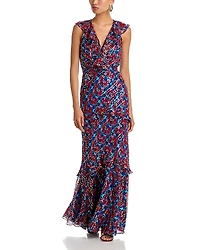 Saloni Rita Silk Dress