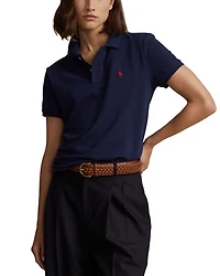 Classic-Fit Mesh Polo Shirt