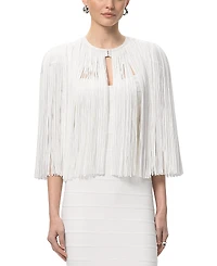 Herve Leger Fringe Cape