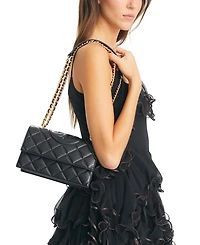 Small Fleming Leather Shoulder Bag