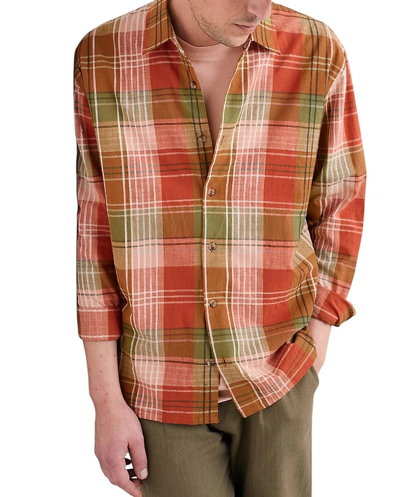 Seasalt Cornwall Men's Penmere Long Sleeve Button Up Shirt