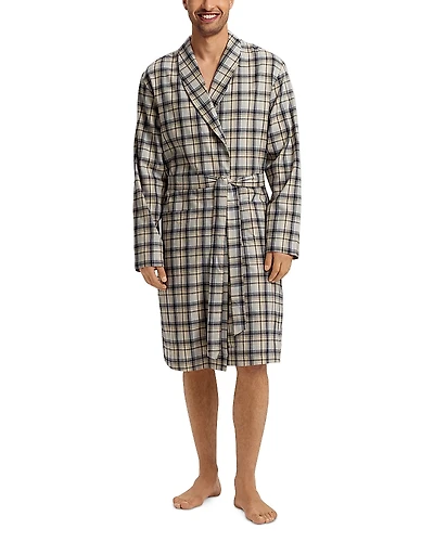 Hanro Homey Checked Robe
