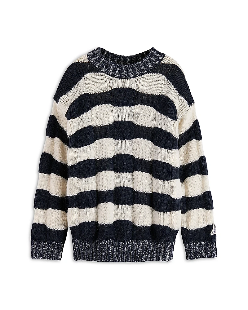 Scotch & Soda Girls' Chunky Striped Sweater - Little Kid, Big Kid