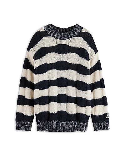 Scotch & Soda Girls' Chunky Striped Sweater - Little Kid, Big Kid