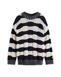 Scotch & Soda Girls' Chunky Striped Sweater - Little Kid, Big Kid