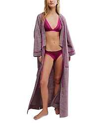 Free People Close to Home Flannel Robe