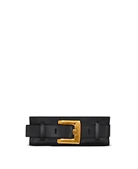 Balmain Anthem Calfskin Leather Clutch