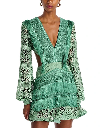 PatBO Fringe Minidress