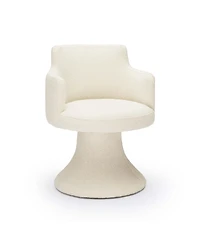 Tov Furniture Jeffree Performance Boucle Swivel Dining Chair