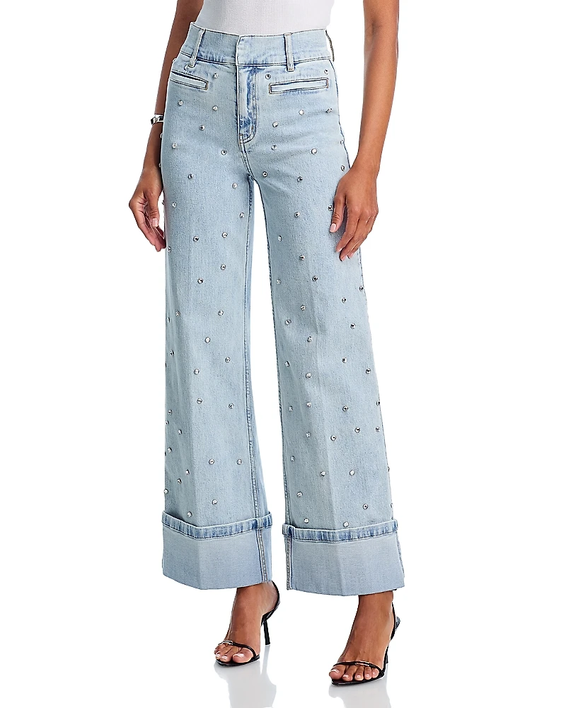 Generation Love Raquel Crystal Stud High Rise Jeans