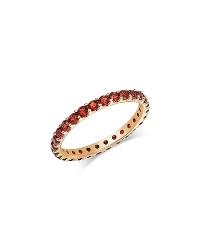 Bloomingdale's Fine Collection Garnet Stacking Eternity Band
