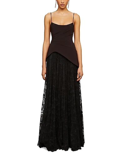 Amur Leighton Pleated Bodice Dress