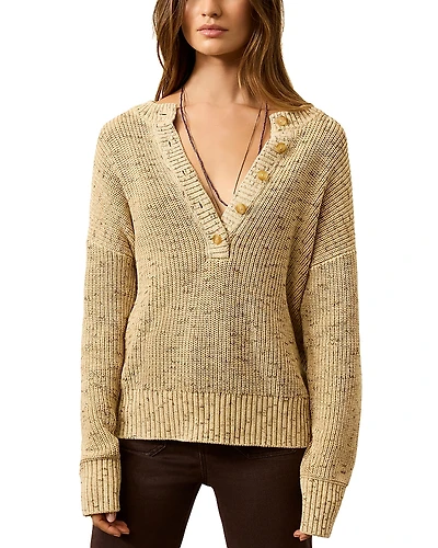 Faherty Fisherman Henley Sweater