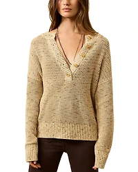 Faherty Fisherman Henley Sweater