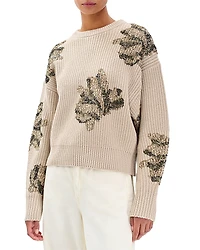rag & bone Julie Sequin Wool Sweater