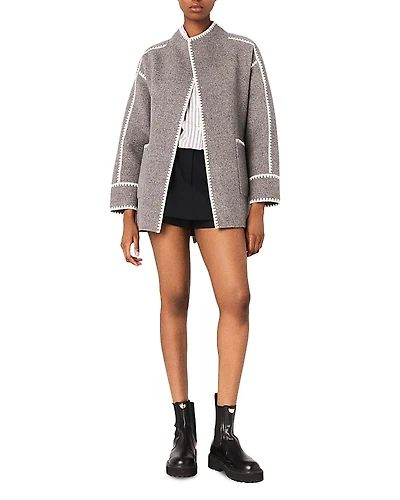 Maje Double Faced Coat