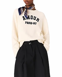 Maje Rib Knit Sweater