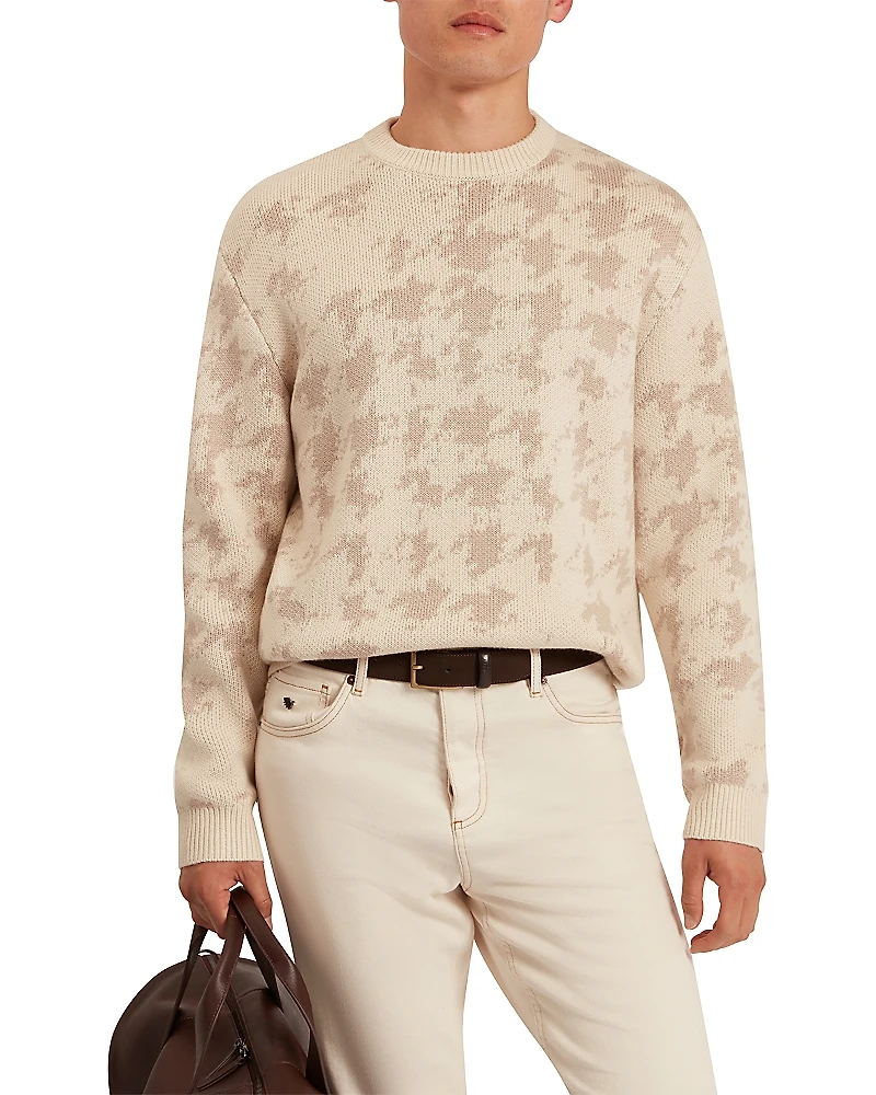 Ted Baker Zendayd Abstract Crewneck Sweater
