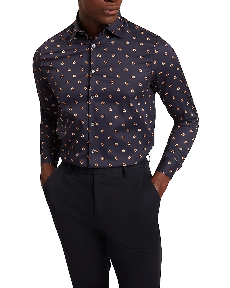 Ted Baker Olufar Slim Fit Button-Front Shirt