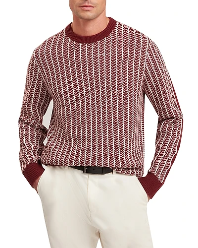 Ted Baker Frankez Textured Crewneck Sweater
