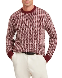 Ted Baker Frankez Textured Crewneck Sweater