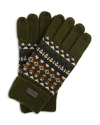 Barbour Marlow Fair Isle Knitted Gloves