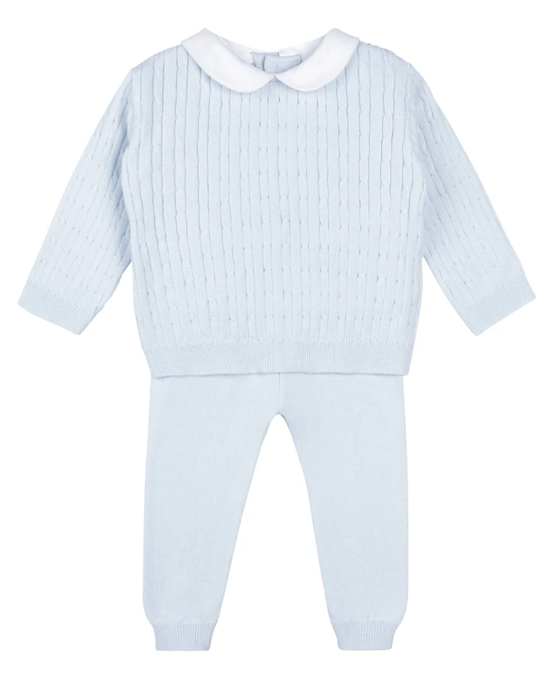 Feltman Brothers Boys' Peter Pan Cable Knit Set - Baby, Little Kid