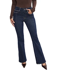 Good American Petite Flare Jeans