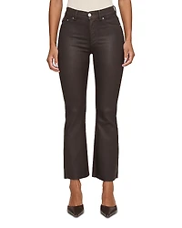 DL1961 Petite Bridget Boot High Rise Instasculpt Coated Jeans