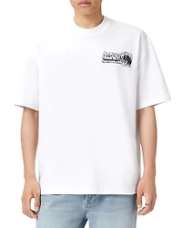 Allsaints Burnout Short Sleeved Crewneck Tee