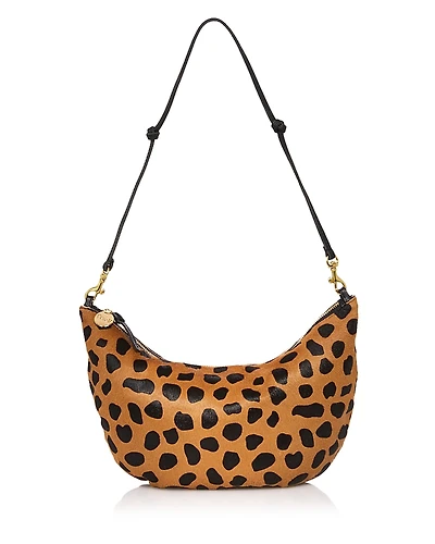 Clare V. Lune Calf Hair Shoulder Bag