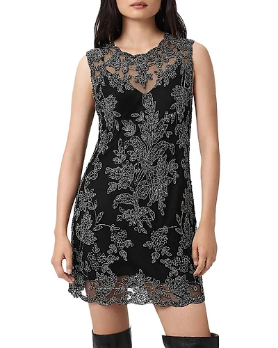 Allsaints Inaya Embellished Dress