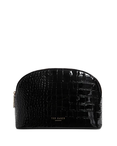 Ted Baker Valma Croc Embossed Small Washbag