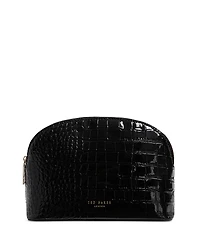 Ted Baker Valma Croc Embossed Small Washbag