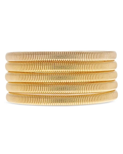 Ben Amun Cobra Bangle Bracelets, Set of 5