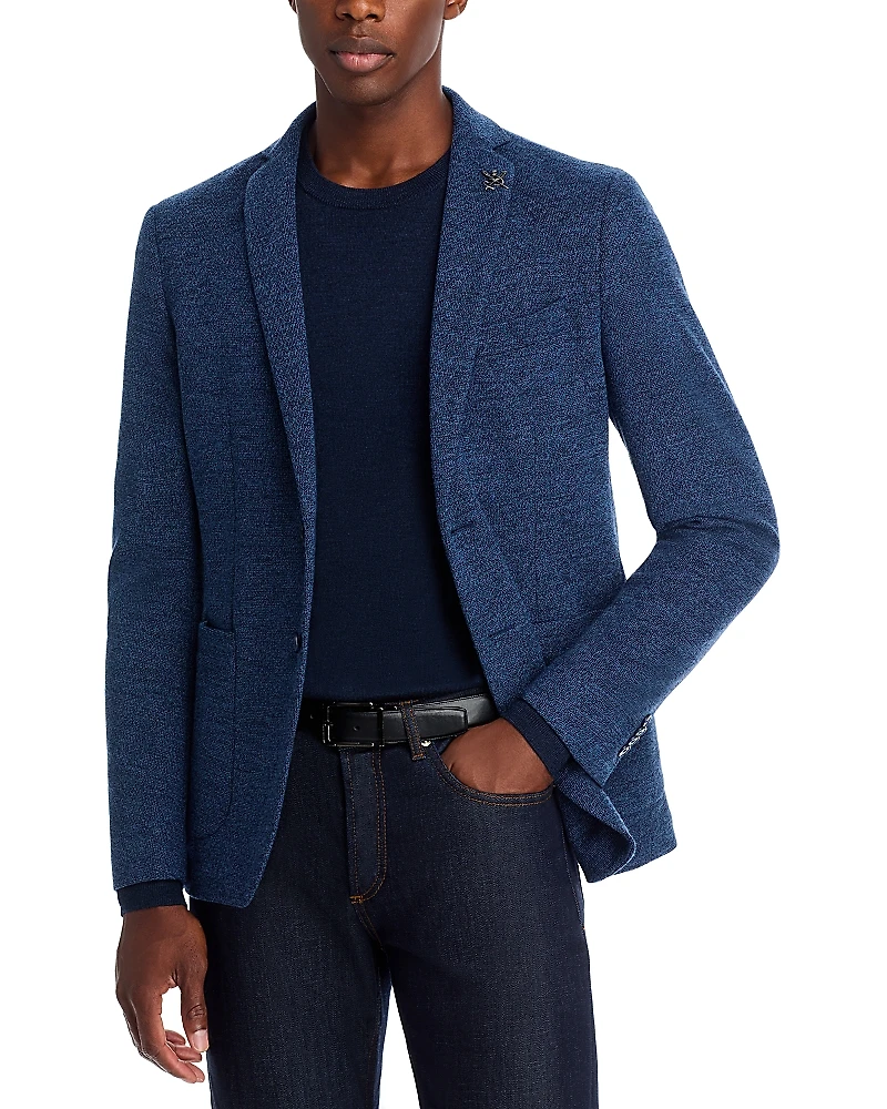 John Varvatos Star Usa Varick Melange Jersey Sport Coat