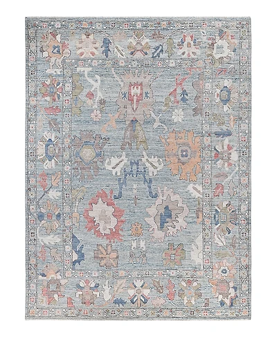 Bloomingdale's Colorful Oushak M0103- Area Rug
