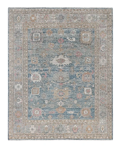 Bloomingdale's Colorful Oushak M0103-48 Area Rug, 8'1x10'1