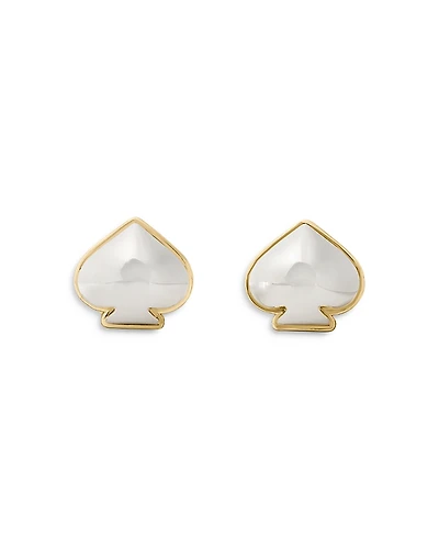 kate spade new york Sculpted Spade Stud Earrings