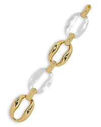 Alexis Bitar Liquid Lucite Statement Link Bracelet