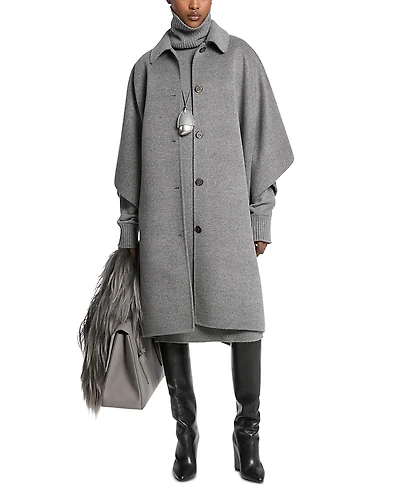 Michael Michael Kors Womelton Wool Poncho Coat