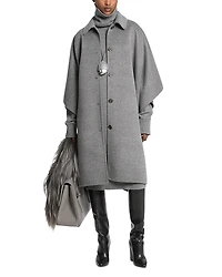 Michael Michael Kors Womelton Wool Poncho Coat