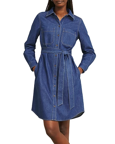 Hobbs London Francesca Denim Dress