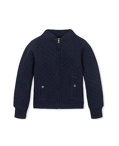 Hope & Henry Quilted Zip-Up Bomber Jacket - Big Kid