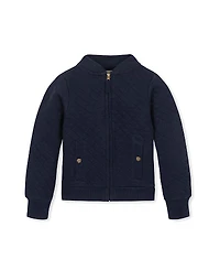 Hope & Henry Quilted Zip-Up Bomber Jacket - Big Kid