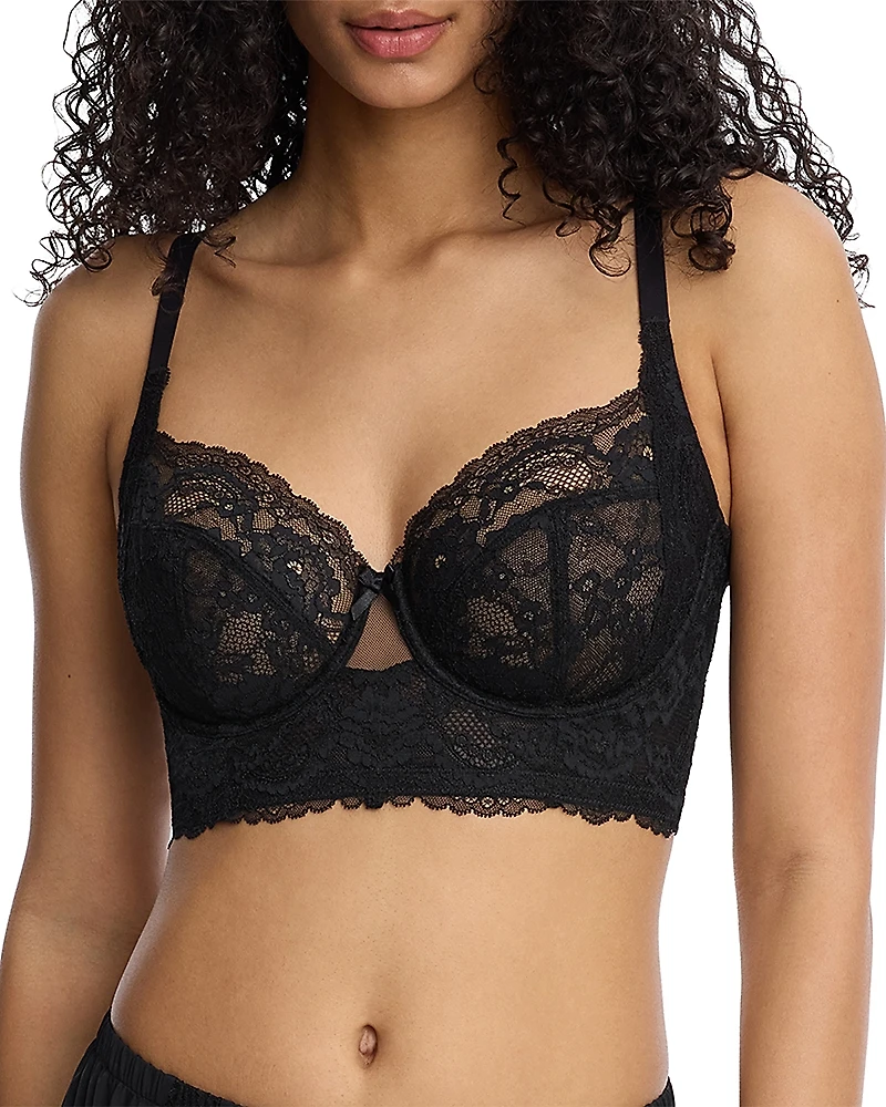Skarlett Blue Minx Longline Side Support Lace Bra
