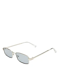 Le Specs Bizarro Rectangle Sunglasses, 56mm